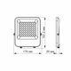 LED прожектор 30W 5000K питание 12-48V, IP65 VIDEX PREMIUM F2 (VL-F2-305G-12V) - изображение 3