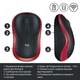 Мышка Logitech M185 red (910-002240) - изображение 4