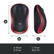 Мышка Logitech M185 red (910-002240) - изображение 9