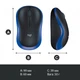 Мышка Logitech M185 blue (910-002239) (152902) - изображение 9