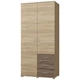Гостиная стенка из ламинированной ДСП Бриз Комплект 3 Дуб Сонома/Трюфель Эверест - изображение 3