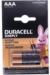 Лужна батарейка Duracell Simply Alkaline LR03 AAA 1.5V 1 шт. - зображення 5