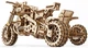 Механічний 3D пазл "Мотоцикл Scrambler з коляскою", 380 елементів UGEARS (4820184121133) - зображення 8