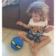 Літаючий м'яч трансформер з ЛЕД підсвіткою Фрісбі НЛО Flat Ball Disc Літаюча тарілка для дітей Синій - зображення 9
