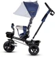 Детский трехколесный велосипед Kinderkraft Aveo Navy 5902533915057 - изображение 3