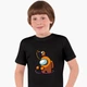 Детская футболка Амонг Ас Оранжевый (Among Us Orange) (25186-2413) 146-152 см Хлопок Черный - изображение 1