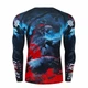 Костюм спортивный компресионный мужской BlackRaven красно-черно-синий XL - изображение 4