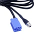AUX кабель 3.5 мм (гнездо) для магнитол Blaupunkt Becker Philips Volkswagen Audi Fiat Chevrolet Mini ISO 8-pin - изображение 2