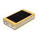 Корпус повербанка PowerBank на 5 18650 Li-ion Li-Pol (под пайку) с солнечной панелью и фонарем, 2x USB до 2A, золото - изображение 1