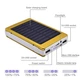 Корпус повербанка PowerBank на 5 18650 Li-ion Li-Pol (под пайку) с солнечной панелью и фонарем, 2x USB до 2A, золото - изображение 3