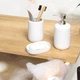 Підставка для зубних щіток та пасти МВМ MY HOME Milan BA-22 White - зображення 7