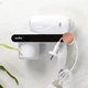 Полиця з тримачем для фену MVM BP-33 WHITE/BLACK клейка - изображение 7