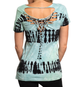 Женская футболка Affliction Celtic Heart Scoop Neck Earthquake Wash (AW25682-S) - изображение 2