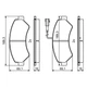Гальмівні колодки Bosch 0986494799 - зображення 3