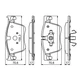 Тормозные колодки Bosch 0 986 494 696 - изображение 5