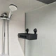 Полка в ванную на вакуумных присосках IwConcept RS-9 Black - изображение 8