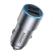 Зарядний пристрій Ugreen USB-A Dual 24W QC Grey (CD130) (50592) - зображення 1