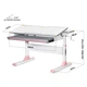 Парта Mealux Edmonton Multicolor Pink Lite (BD-610 W/MC + PN Lite) - зображення 3