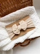 Пов'язка на голову дитяча KiddieWiddie one size/0-12 міс пісочна - зображення 4