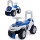 Машинка толокар Полиция Doloni Toys 0141/11 W с бардачком Бело-синий (0141/11-RT) - изображение 1