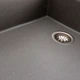Мойка для кухни PLATINUM гранит 8650 DIAMOND 860x500мм прямоугольная врезная без сифона серая PLS-A39172 - изображение 5