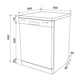 Посудомийна машина Ventolux DW 6012 4M NA FS - зображення 8