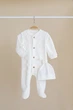 Человечек с шапочкой с кружевом MagBaby Lace 56см 0-1мес. молочный - изображение 2