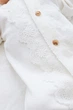 Человечек с шапочкой с кружевом MagBaby Lace 56см 0-1мес. молочный - изображение 3