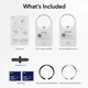 Металлические пластины ESR Halolock Universal Ring 2-Pack Black / Silver (3C13200200103) - изображение 2