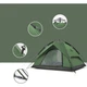 Палатка четырехместная автоматическая Naturehike NH21ZP008, темно-зеленый - изображение 3