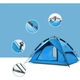 Палатка четырехместная самораскладивающаяся Naturehike NH21ZP008, полиэстер 210D, PU2000 мм 205x225x130 см голубой - изображение 3