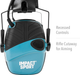 Активные защитные наушники Howard Leight Impact Sport R-02521 Teal (R-02521SIOC) - изображение 3