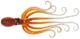 Силікон Savage Gear 3D Octopus 150mm 70.0g UV Orange Glow (поштучно) (161220) 1854.18.61 - зображення 1