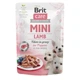 Вологий корм для цуценят дрібних і міні-порід Brit Care Mini Lamb for puppies з ягням (філе в соусі), 85 г - изображение 1