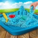 Кинетичесий пісок Замок з піску Kinetic Sandbox Playset Blue 6060895 Spin Master - зображення 7