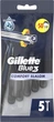 Одноразовые станки для бритья (Бритвы) мужские Gillette Blue 3 Comfort Slalom 5 шт (8006540808689) - изображение 2
