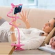 Гибкий регулируемый держатель зажим прищепка для планшета телефона 60 см (474490-Prob) Розовый - изображение 4