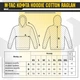 Кофта Hoodie Cotton Raglan M-Tac Чорний S - зображення 15