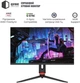 Монітор 27" QUBE G27F240 -- Full HD IPS / 240Гц / 8-Bit / HDR / sRGB 99% / G-SYNC Compatible / AMD FreeSync - зображення 4
