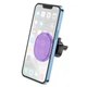 Тримач для мобільного автотримач Hoco H1 Crystal magnetic Car holder (air outlet) фіолетовий - зображення 4