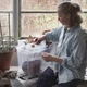 Контейнер з перегородкою IKEA SAMLA прозорий 37х25х12 см 11/22 л 501.029.73 - зображення 3
