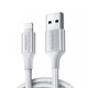 Кабель USB AM-Lightning UGREEN US199 M 2м 2.4A 60163 Серебряный - изображение 1