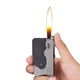 Зажигалка газовая Lighter трансформер два вида пламени Серая - изображение 2