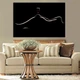 Картина Девушка ,бокал вина 120x80 см (Код товара:idea-2002 ) - изображение 1