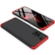 Чехол GKK 360 для Xiaomi Redmi Note 10 Pro бампер противоударный Black-Red - изображение 2