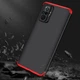 Чехол GKK 360 для Xiaomi Redmi Note 10 Pro бампер противоударный Black-Red - изображение 3