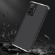 Чехол GKK 360 для Xiaomi Redmi Note 10 Pro бампер противоударный Black-Silver - изображение 3