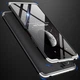 Чехол GKK 360 для Xiaomi Redmi Note 10 Pro бампер противоударный Black-Silver - изображение 5