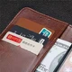 Чехол Idewei для Samsung Galaxy A23 / A235 книжка кожа PU с визитницей коричневый - изображение 4
