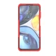 Чехол Armor для Motorola Moto G22 бампер противоударный с подставкой Red - изображение 4